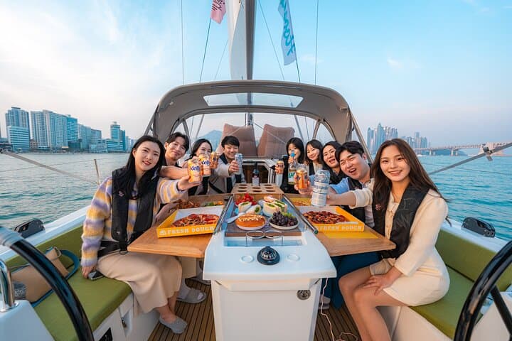 Experience Busan's Waters on a Private Yacht Tour with a National Medalist