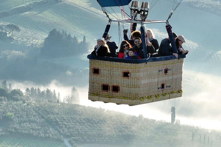 Sunrise Hot Air Balloon Over Tuscany: Siena Balloon Ride & Vineyard Views photo 3