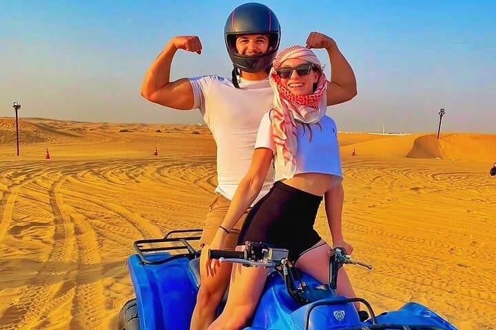 Morning Desert Safari in Dubai: Quad Bikes, Red Dunes & Sandboarding