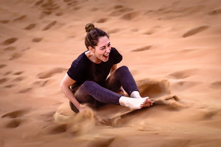 Abu Dhabi Desert Safari: Dune Bashing, Sandboarding & Bedouin BBQ Experience photo 3