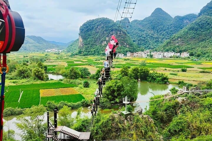 Yangshuo Rock Climbing, Via Ferrata & Yuanheping River Tracing — Full-Day Adventure photo 2
