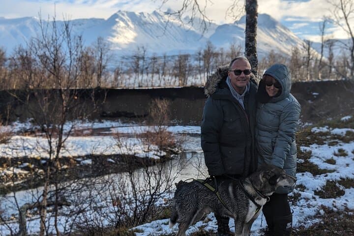 Husky Hike in Tromsø: Private Forest Trek with Happy Tails Huskies photo 5