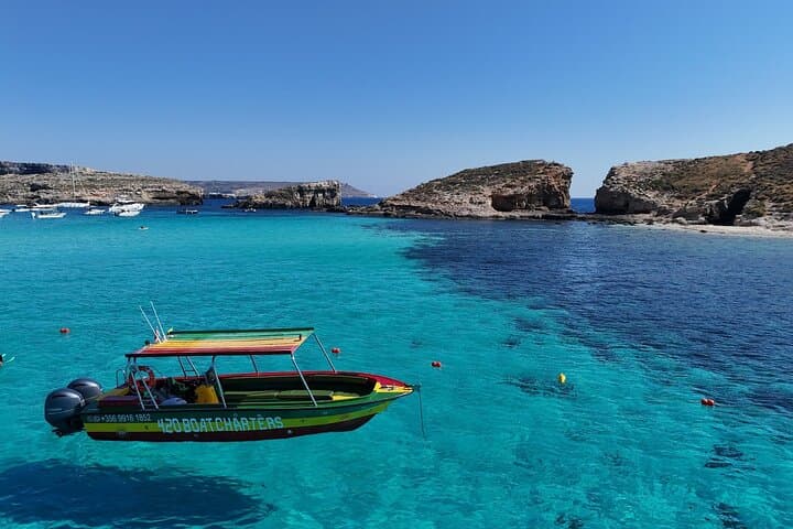 Private Speedboat to Blue Lagoon and Crystal Caves — 2-Hour Comino Escape photo 6