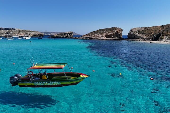 Private Speedboat to Blue Lagoon & Crystal Lagoon — 3-Hour Comino Caves Tour photo 2