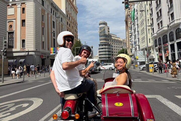 Spin Through Madrid: Custom Vintage Sidecar Tours for Food & History photo 5
