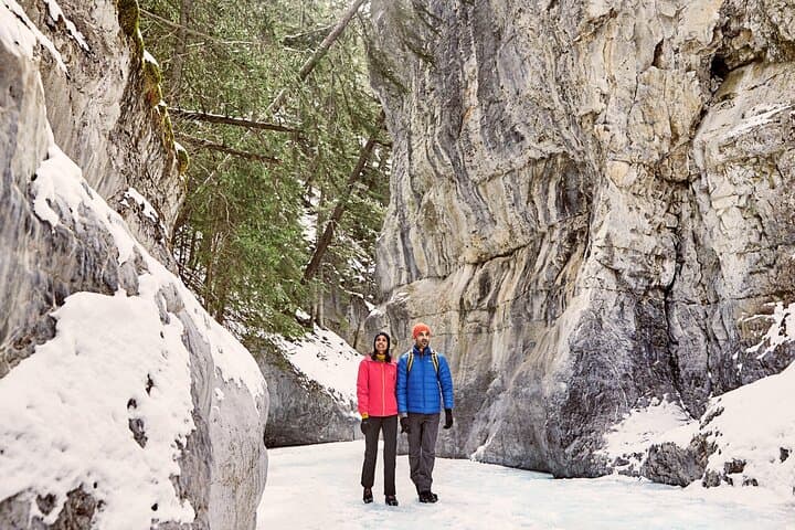 Grotto Canyon Winter Ice Hike — Guided Tour with Ice Cleats in Canmore photo 4