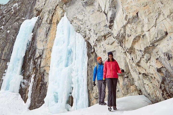 Grotto Canyon Winter Ice Hike — Guided Tour with Ice Cleats in Canmore photo 5