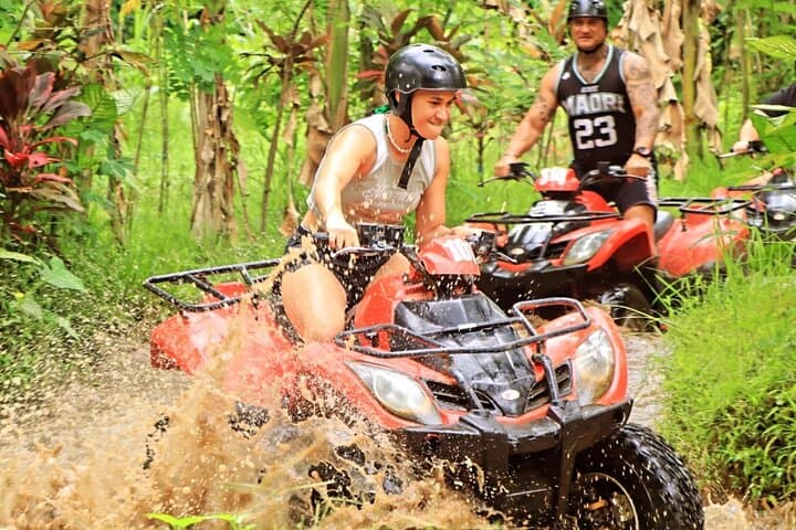 ATV Temple Run Bali: Jungle Trails and Ayung River Rafting Near Ubud
