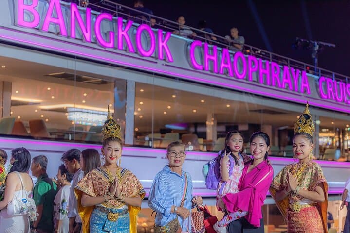 Bangkok Chaophraya Luxury Dinner Cruise: Evening Riverboat with Drone & Fireworks photo 4