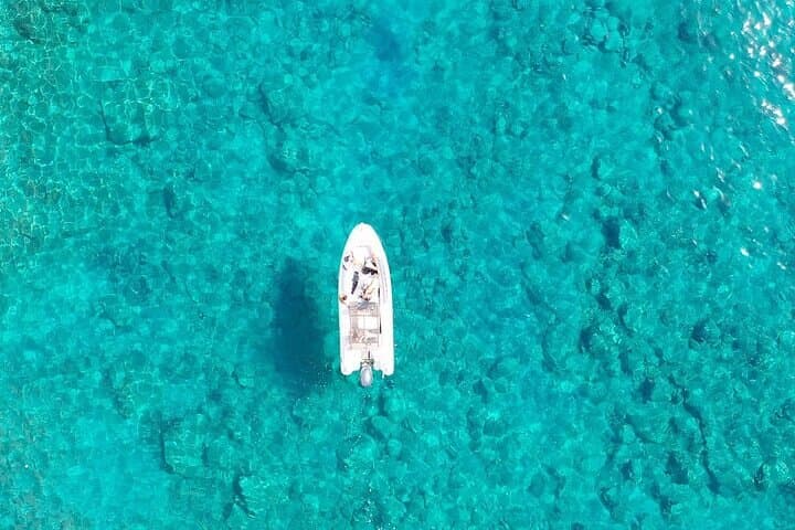 Shared RIB Boat Tour to Blue Lagoon & Monastiri Beach — Paros Small-Group Snorkel
