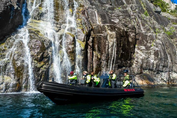 Stavanger RIB Boat Tour to Pulpit Rock, Whiskey Waterfall & Vagabond’s Cave photo 2