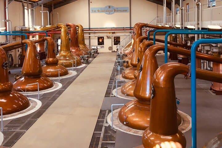 Glenfiddich Distillery Explorer: Speyside Whisky Tour with Tasting & River Spey Views
