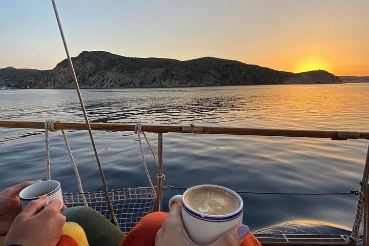 Katerina Sailing: Milos Sunrise and Sunset Cruises on a Traditional Aegean Boat photo 3