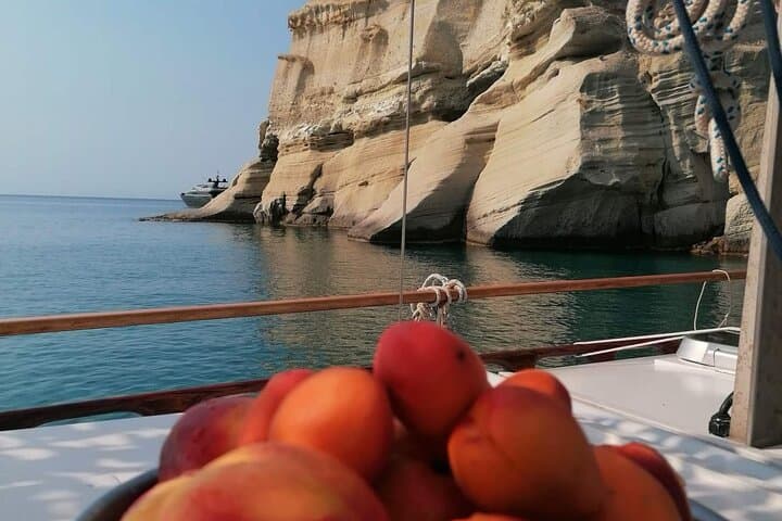 Katerina Sailing: Milos Sunrise and Sunset Cruises on a Traditional Aegean Boat photo 4