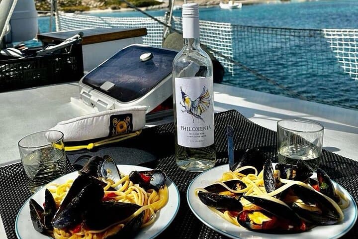 Katerina Sailing: Milos Sunrise and Sunset Cruises on a Traditional Aegean Boat photo 5