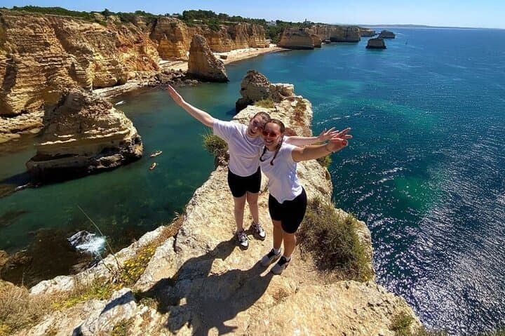Coastal Hike and Caves from Faro: Benagil, Seven Hanging Valleys & Algar Seco photo 2