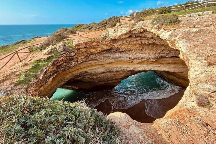 Coastal Hike and Caves from Faro: Benagil, Seven Hanging Valleys & Algar Seco photo 4