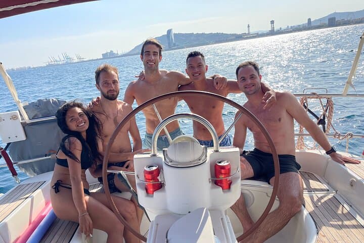 Private 2‑Hour Mediterranean Sailing Cruise from Barcelona — Swim, Sagrada Família Views & Cava photo 2