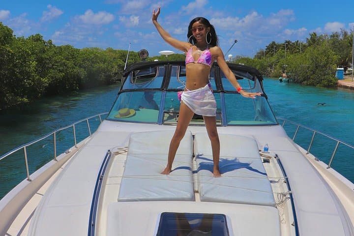 Cancun 48-Foot Private Yacht Charter — Bay, Lagoon & Isla Mujeres Cruises photo 2