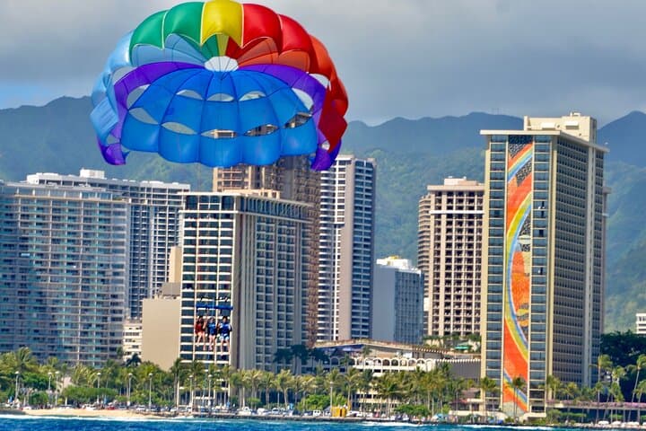 Waikiki Parasailing: Hawaiian Parasail Original Flight Over Diamond Head photo 5