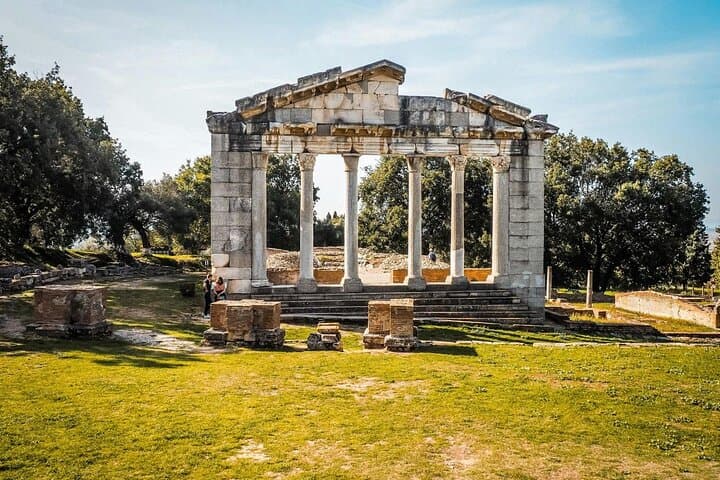 Apollonia & Zvernec Monastery Day Tour — Narta Lagoon, Flamingos & Ancient Ruins