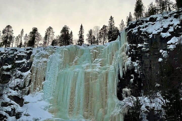 Korouoma Canyon Private Hike: Frozen Waterfalls & Finnish Campfire Experience photo 2