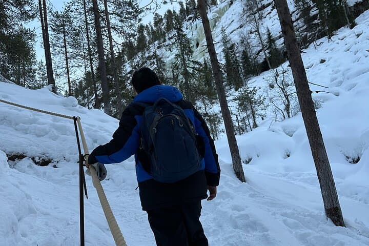 Korouoma Canyon Private Hike: Frozen Waterfalls & Finnish Campfire Experience photo 5