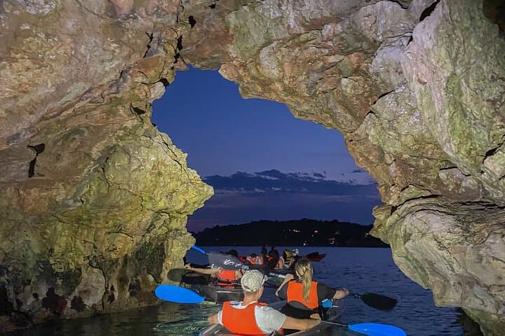 Pula Cave Clear Kayak at Sunset: Night Tour with LED Underwater Viewing photo 3