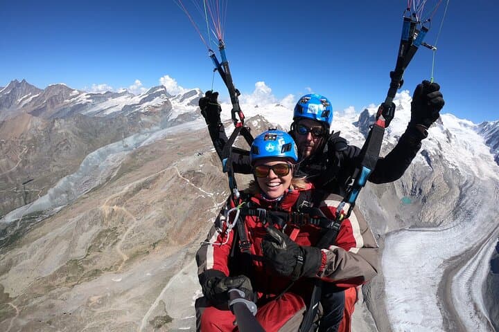 Extended Paragliding Flight in Front of the Matterhorn — 30-Min Tandem from Zermatt photo 3