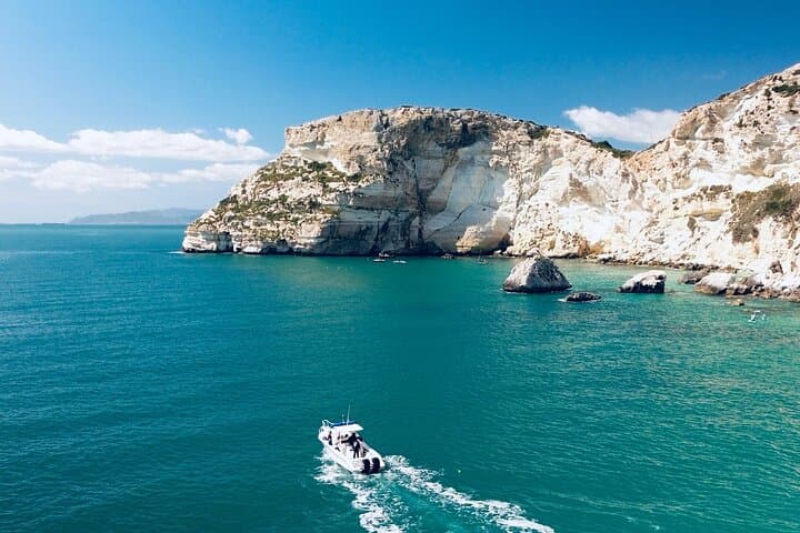 Cagliari Coastal Boat Tour: Sail, Snorkel & Paddle at Poetto and Calamosca