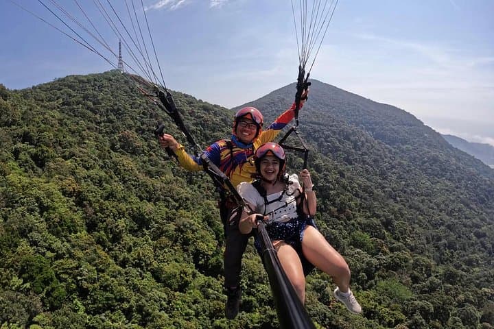 Soar Over Son Tra: Private Paragliding Flight from Da Nang's Monkey Mountain