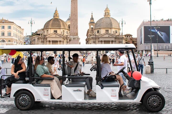Private Luxury Golf Cart Birthday Tour in Rome: Colosseum to Trevi Fountain photo 2