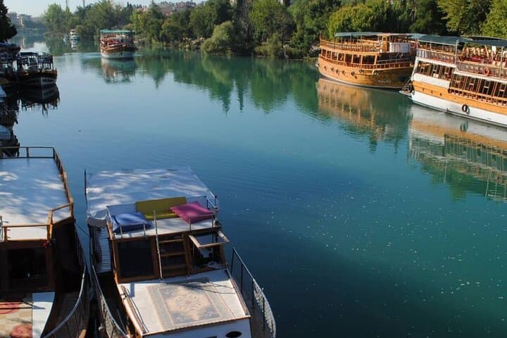 Manavgat River Boat, Waterfall & Bazaar Tour from Side — Swim Where River Meets the Sea photo 6