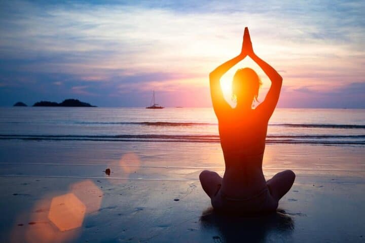 Sunset Yoga & Organic Dinner on Plakias Beach, Crete