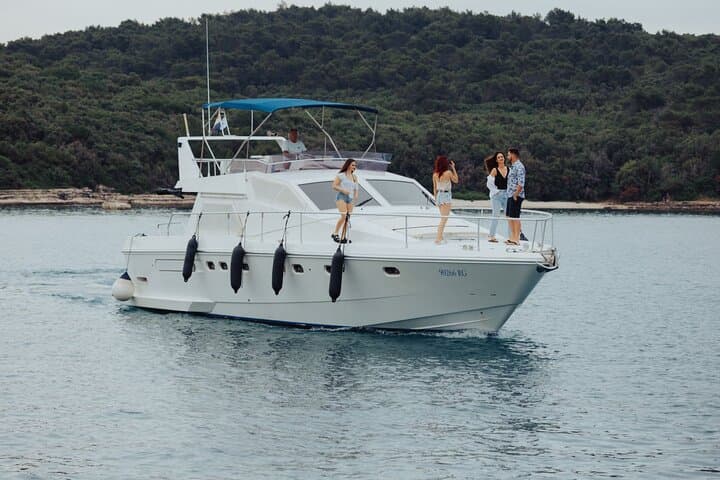 Sunset Yacht Tour to Brijuni: Dolphins, Snorkeling & Sunset Swim