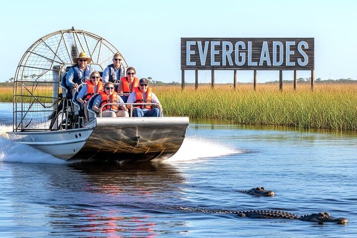Everglades Airboat Eco-Tour: Airboat Ride & Wildlife Encounter from Miami