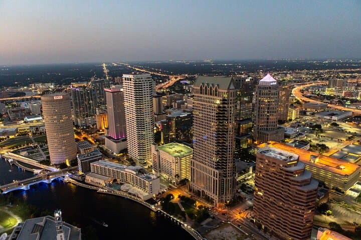 Tampa Downtown Tour by Air: A Birds-Eye View of Florida’s Urban Waterways and Skyline photo 5