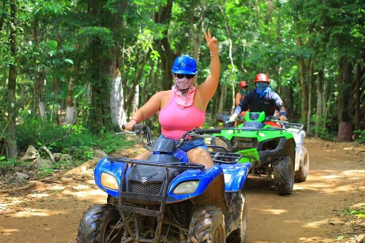 Jungle ATV & Zipline Adventure in Cancun with Lunch and Tequila Tasting