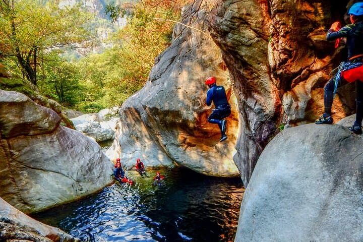 Canyoning the Boggera Gorge: A Guided Adventure in Ticino’s Emerald Waters