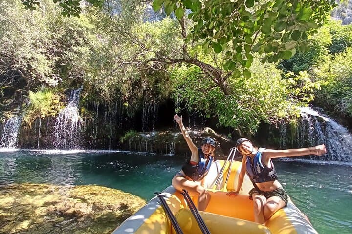 Cetina River Rafting to Hidden Caves & Waterfall: Swim, Jump, Explore
