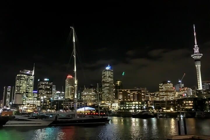 Auckland Night Views: Mount Eden Sunset, Harbour Bridge Lights & Night Market photo 3