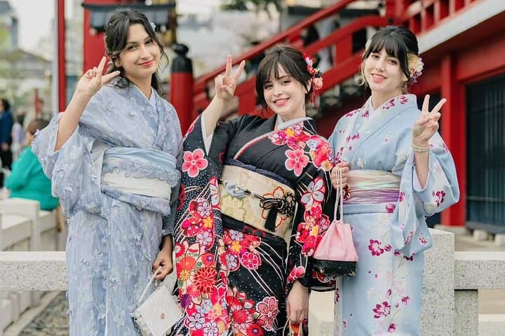 Kimono Dress Experience in Asakusa — Sensoji Kimono Rental & Styling photo 5