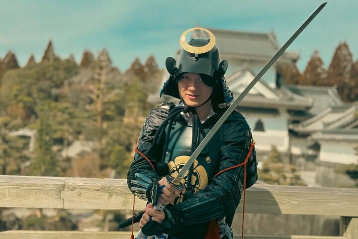 Become a Samurai at Morioka Castle: Samurai Armor & Kimono Experience in Ebino