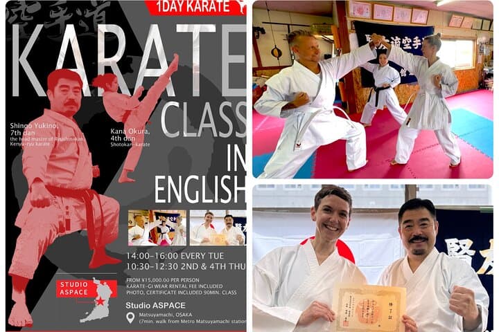 Karate Adventure in Osaka: Train with Real Masters and Earn a Japanese Certificate