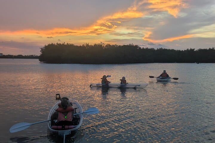 Sunset Clear Kayak and Paddleboard on Lake Ivanhoe — Orlando Evening Paddle photo 6
