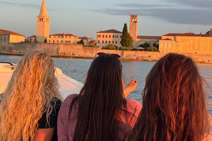 Poreč Sunset Dolphin Cruise — Private Speedboat Tour to Sveti Nikola photo 1