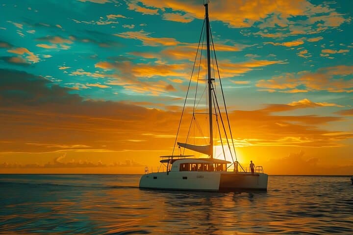 Tamarindo Catamaran Sunset Cruise: Private Sail, Snorkel & Open Bar