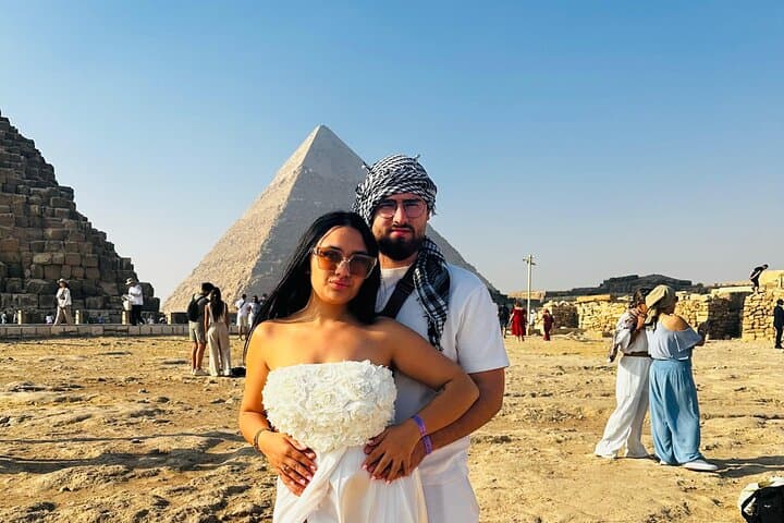 Giza Pyramids Private Tour: Great Pyramid, Sphinx & Camel Ride with Lunch photo 2