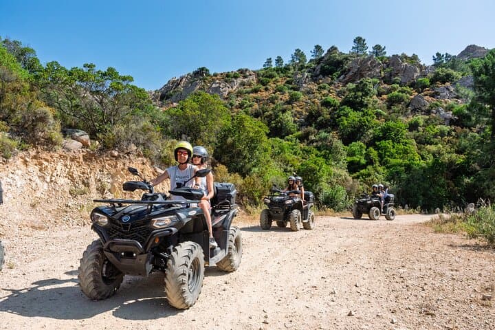 Monte Nieddu Quad Adventure: Natural Pools & Sardinian Tasting near San Teodoro