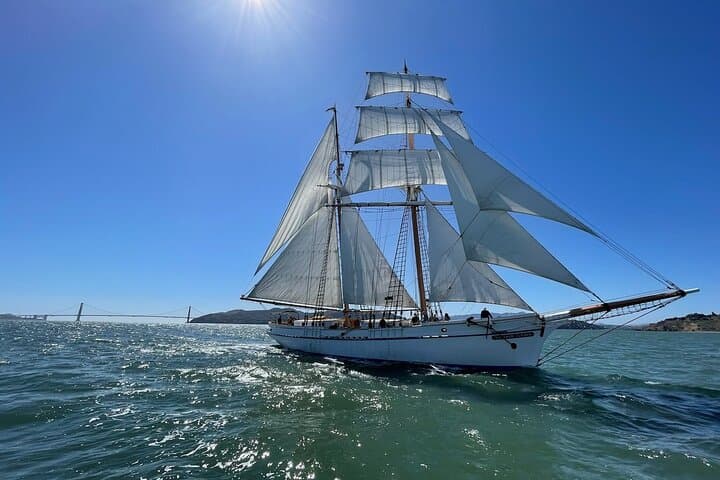 Historic Brigantine Matthew Turner: Sail San Francisco Bay at Sunset